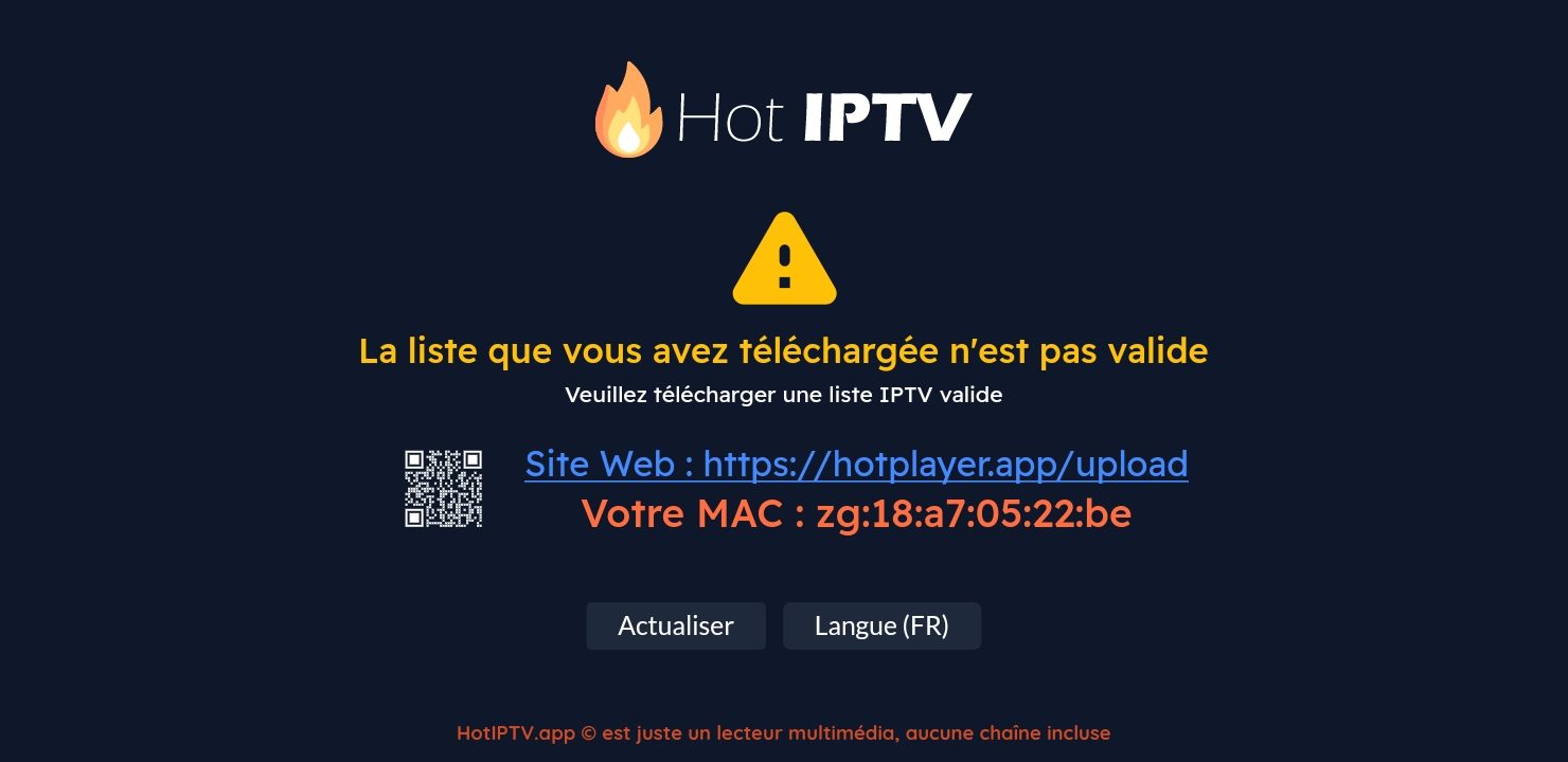 configuration hot iptv sur lg tv