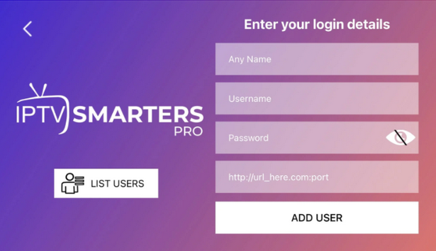 identifiants IPTV SMARTERS PRO