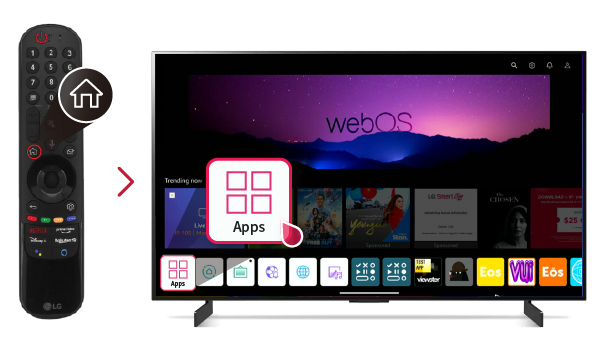 store application iptv sur lg tv